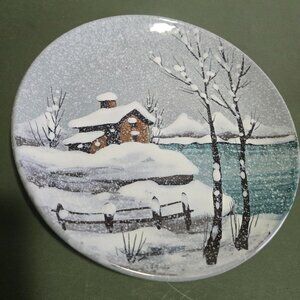 Hand-painted Italian Plate